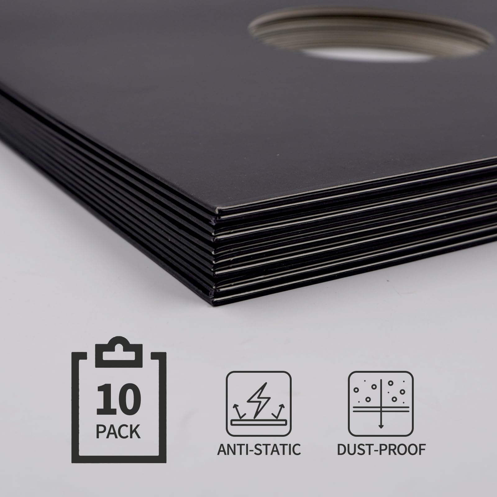 10PCS 12 Inches Vinyl Record Jackets
