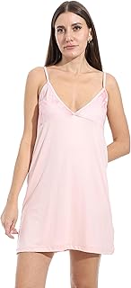 KADY Womens Surplice Neckline Self Pattern Sleepshirt sleepshirt