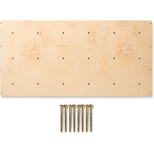 DIY Rock Climbing Wall Panel | Indoor Climbing Wall Panel | DIY Climbing Wall Gym for Kids Or Adults | Includes 3/8-16 T-Nuts for Climbing Hold Installation | Create a Fun and Challenging Play Area