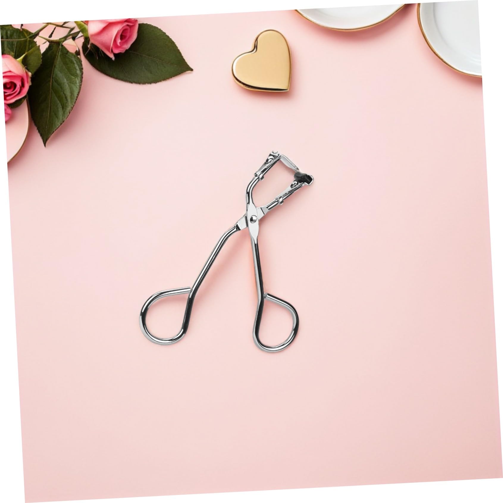 Wimpernzange Leicht und Tragbar with Gebogener Form aus Edelstahl für Präzises Wimpernstyling für Täglichen Gebrauch im Make Up Bereich