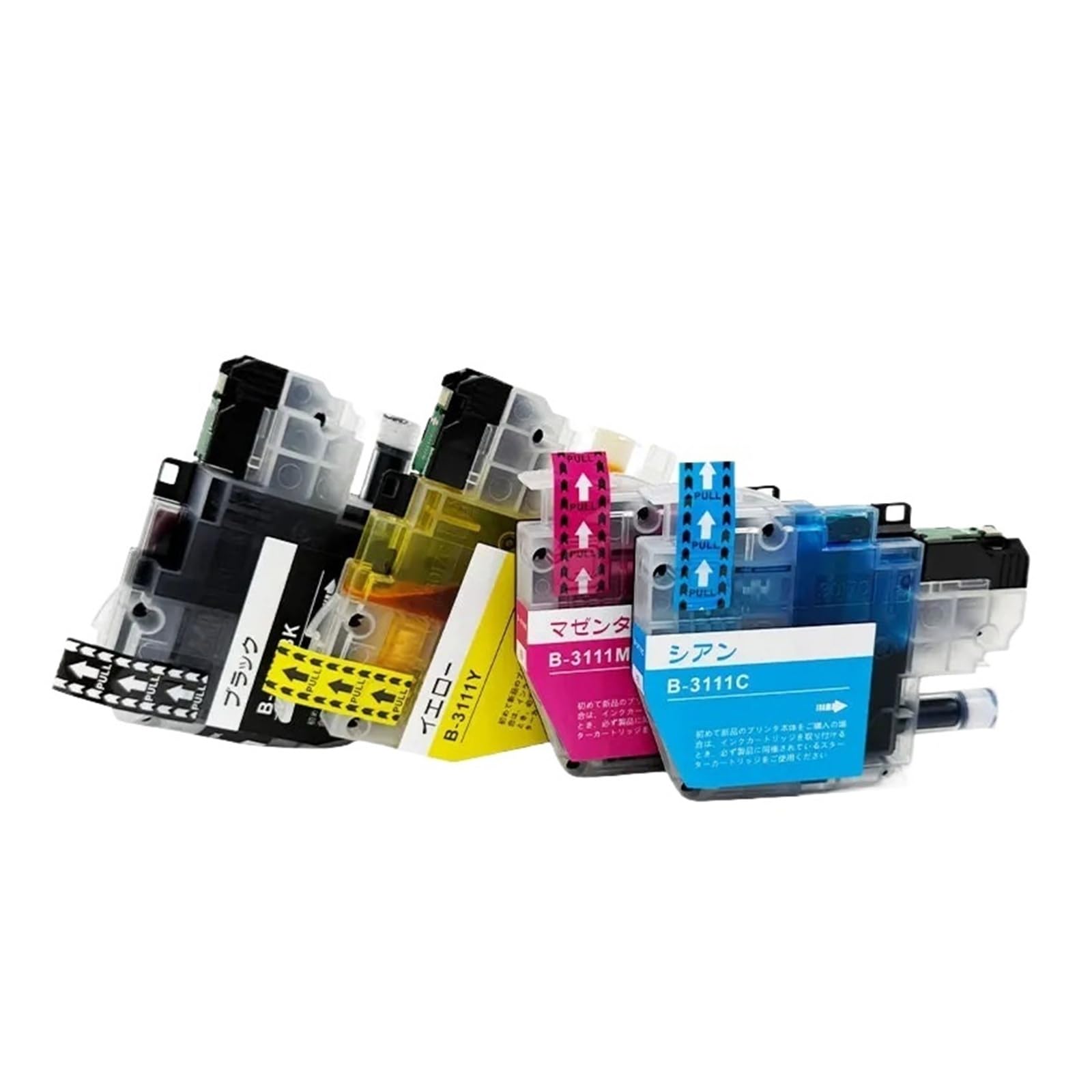 Cartuccia d'inchiostro LC3111, compatibile con Brother | DCP-J572N J582N J577N J972N J978N-B/W J982N-B/W 987N-W Stampante, 1/2/3/4 set(2set)