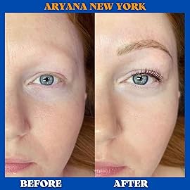 ARYANA NEW YORK Lash and Brow kit, Up to 10 applications, Black and Brown with Brow brush