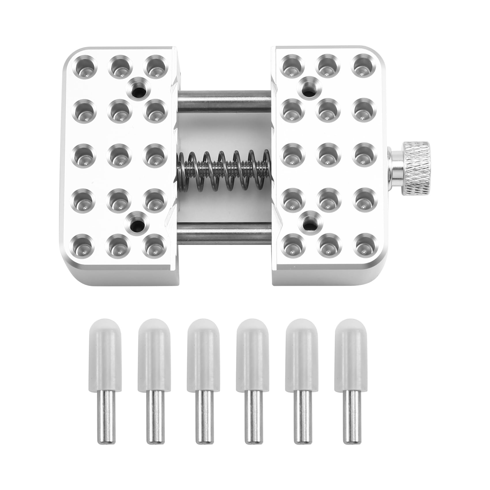 Osmond Vise Fixture Aluminum Alloy Adjustable Vise Fixture for Model Making Workbench Modelling Hobby Tools