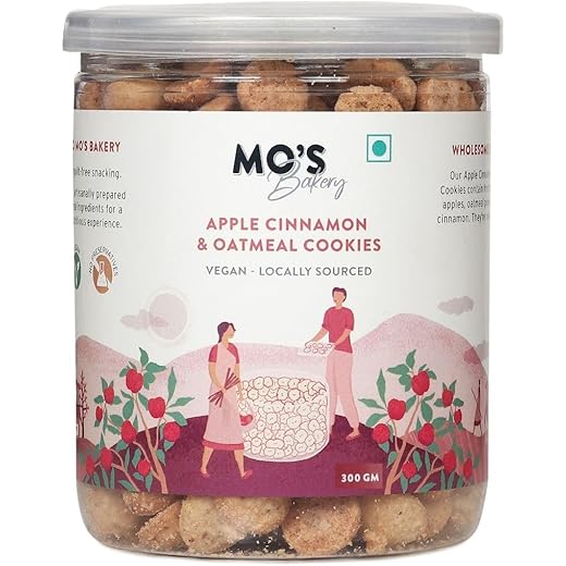 Mos Apple Cinnamon Cookies 300g - Healthy Snacks