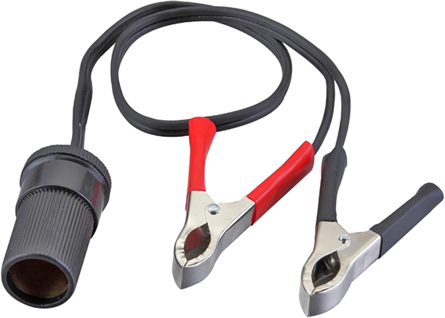 Cigarettes Lighter Battery Adapter, Car Adapter to Plug Socket, 30A Battery Clamps
