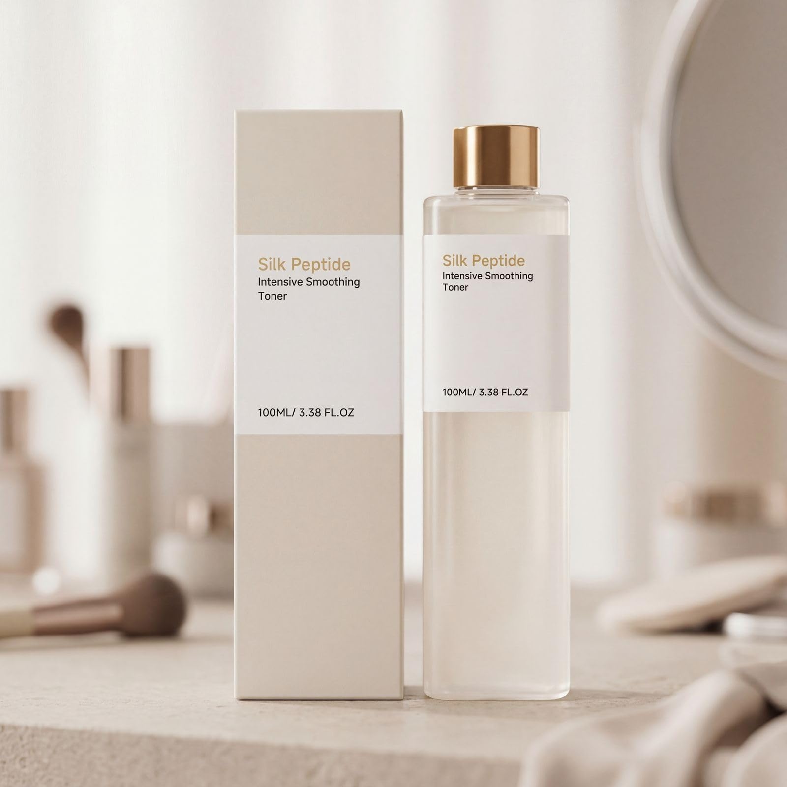 Toner do twarzy, klarujący toner do leczenia, głęboki kolagen serum