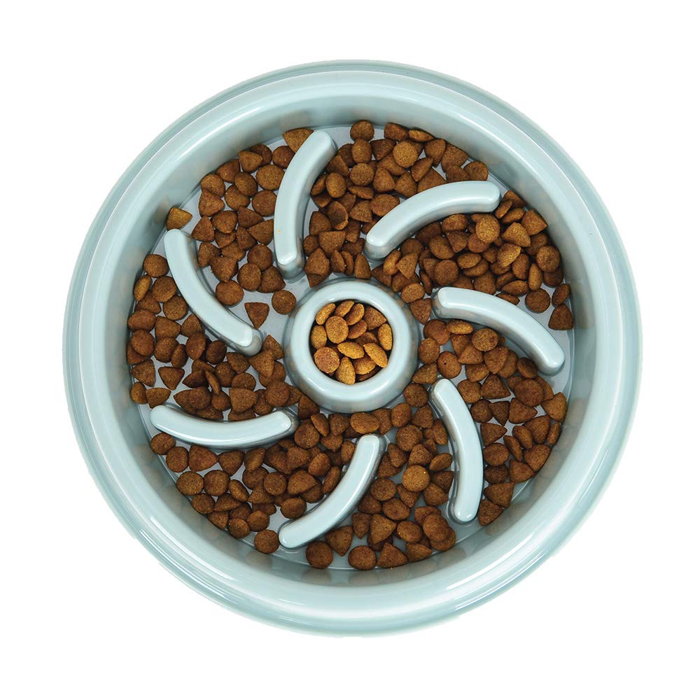 Yjksdlk Dog Bowl Slow Feeder Large Dogs Dog Feeding Bowl Cat Food Dog Food Puppy Slow Eat Dog Bowl