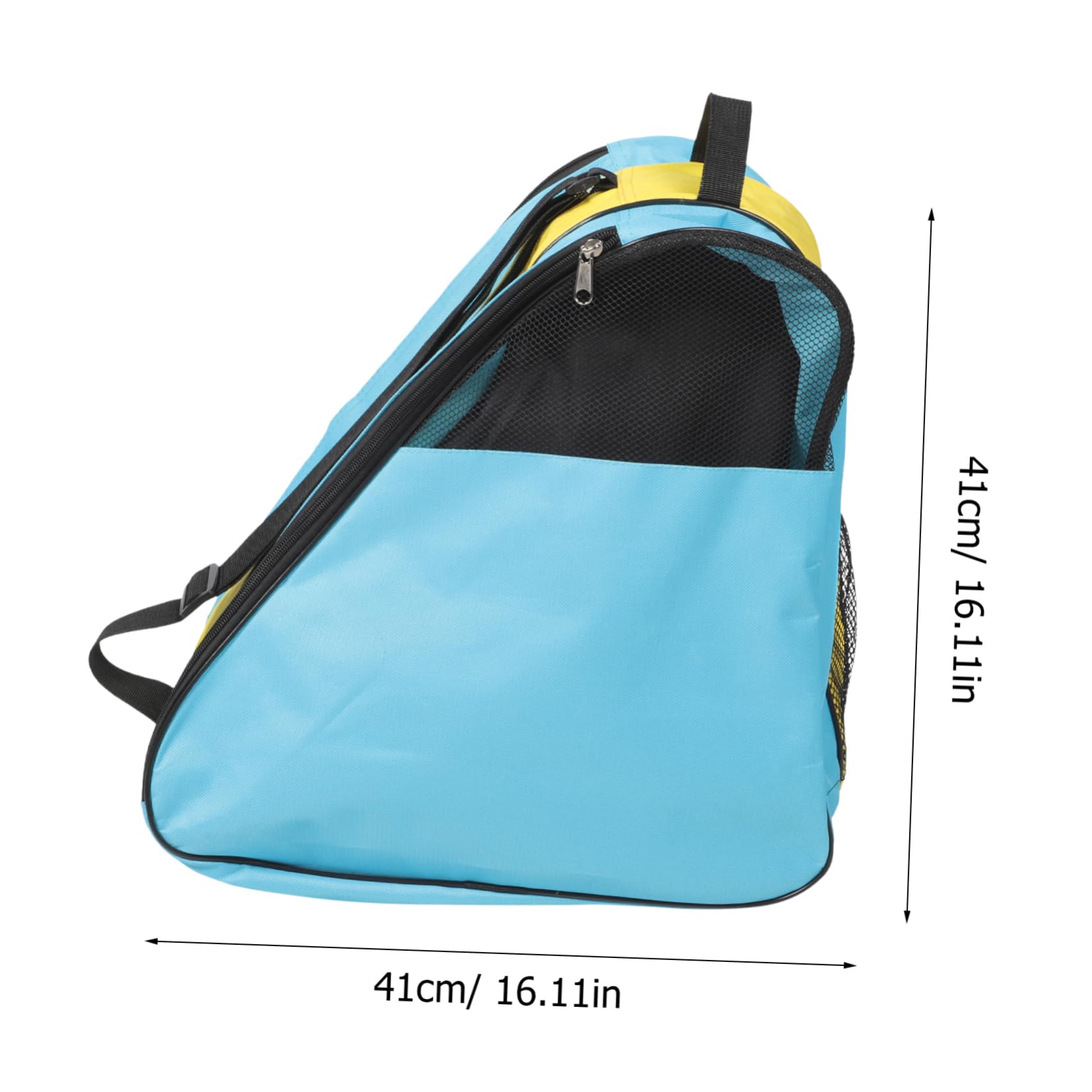 Toddmomy Borsa per Pattini a Rotelle in Nylon Cerniera, Tracolla Comoda e Protezione, Custodia per Pattini da Ghiaccio per Sport e Viaggio