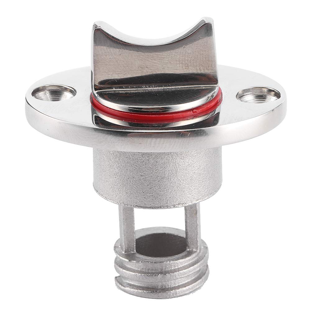 Kit de bouchon de vidange robuste en acier inoxydable 316 avec vis et joint torique pour trou de 25,4 mm filetage extérieur 18,7 mm raccords de plomberie