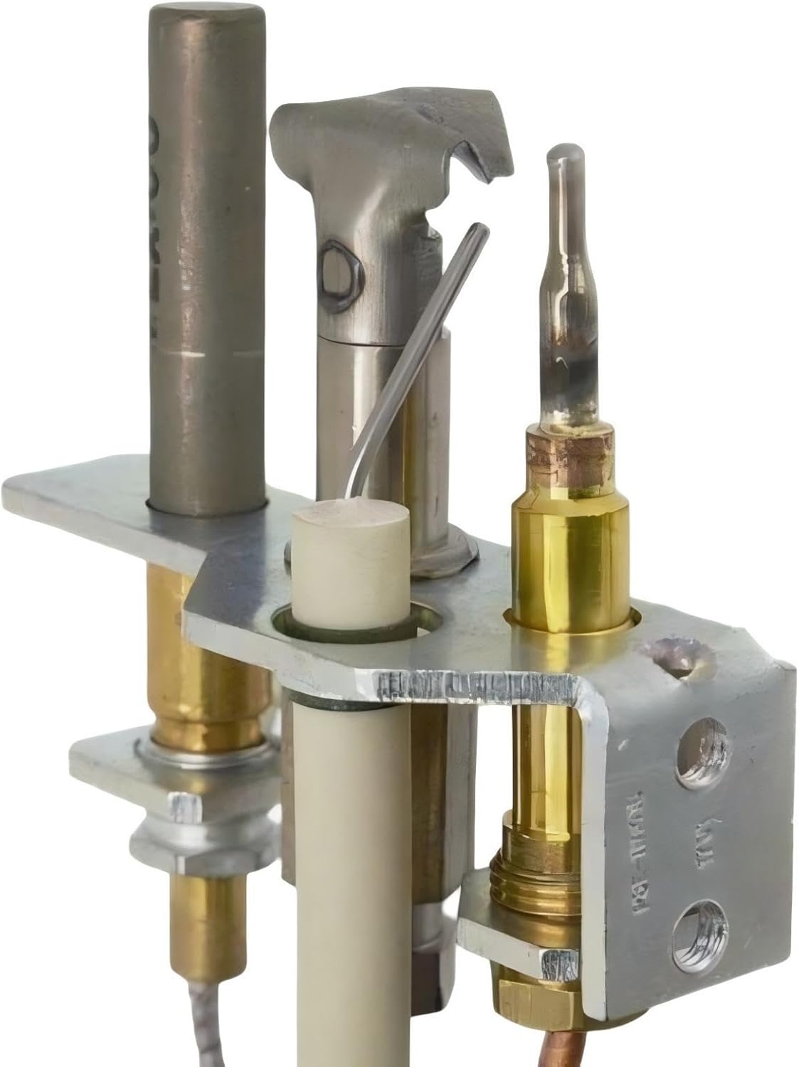 4021-732 Direct Vent Fireplace Pilot Assembly - for HeatNGlo Heatilator Heating & Cooling Replacement Parts 25660 GCBC60L GCBC42L GNBR36 - Natural Gas Fireplace Pilot Thermopile Electrode - 24"