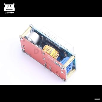 DEVMO 2 in 1 XL4015 5A Adjustable Power CC/CV Step-Down Charge Charging Module LED Driver Voltmeter Ammeter Constant Current/Voltage