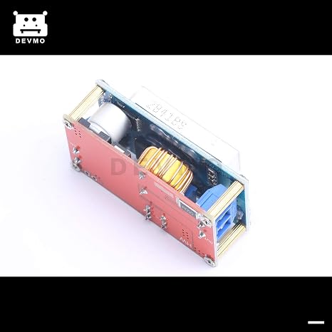 DEVMO 2 in 1 XL4015 5A Adjustable Power CC/CV Step-Down Charge Charging Module LED Driver Voltmeter Ammeter Constant Current/Voltage