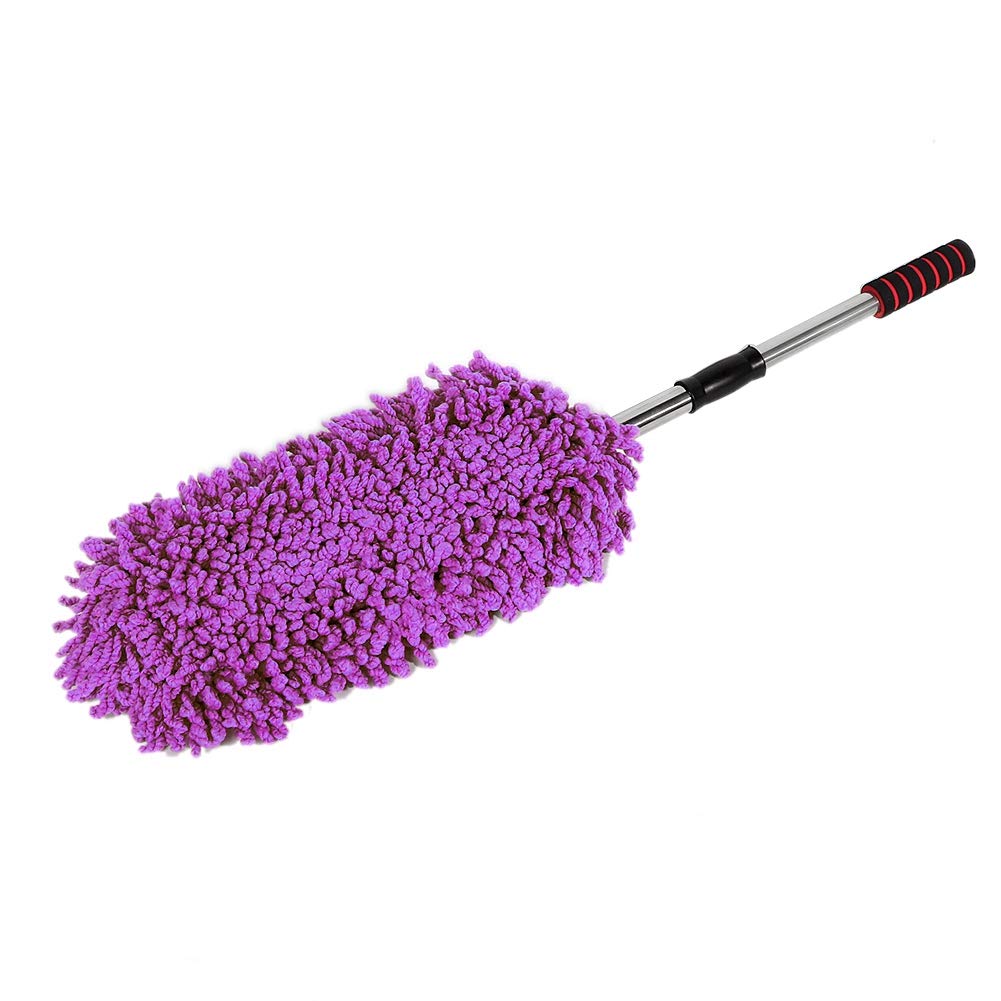 Set 4 Spazzole In Nanofibra Morbida Per Pulizia Interni Auto, 9,9x5,1 Cm, Colore Nero - 5