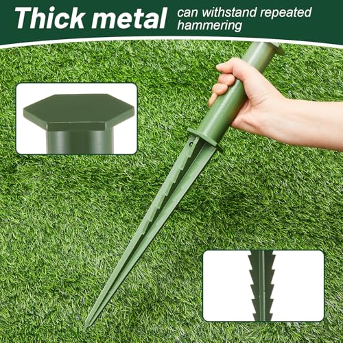 Herramienta metalica para fertilizante de árboles con profundidad 12 pulg miniatura 3