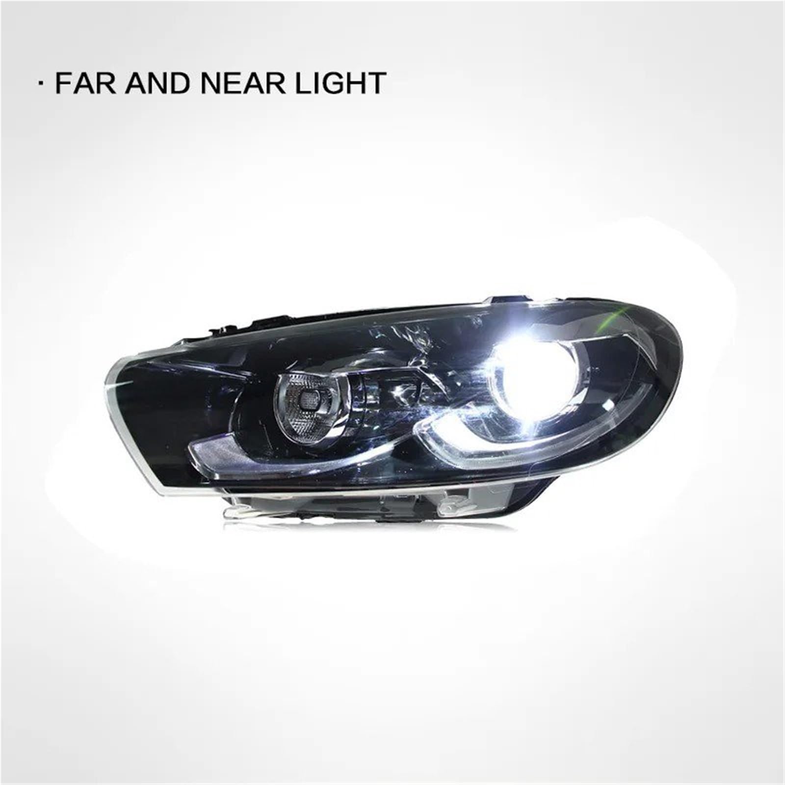Para VW Para Scirocco 2009-2017 Conjuntos Faros LED Coche Faro Coche