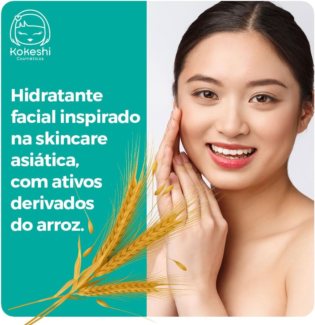 Creme Facial Pele de Porcelana Kokeshi