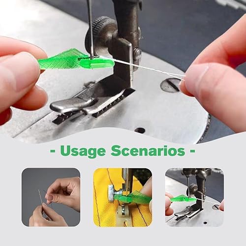 Miniatura 2 de Enhebrador de agujas para máquina de coser, tipo de boca de pescado, nueva aguja de máquina de coser, enhebradores de agujas de bricolaje,