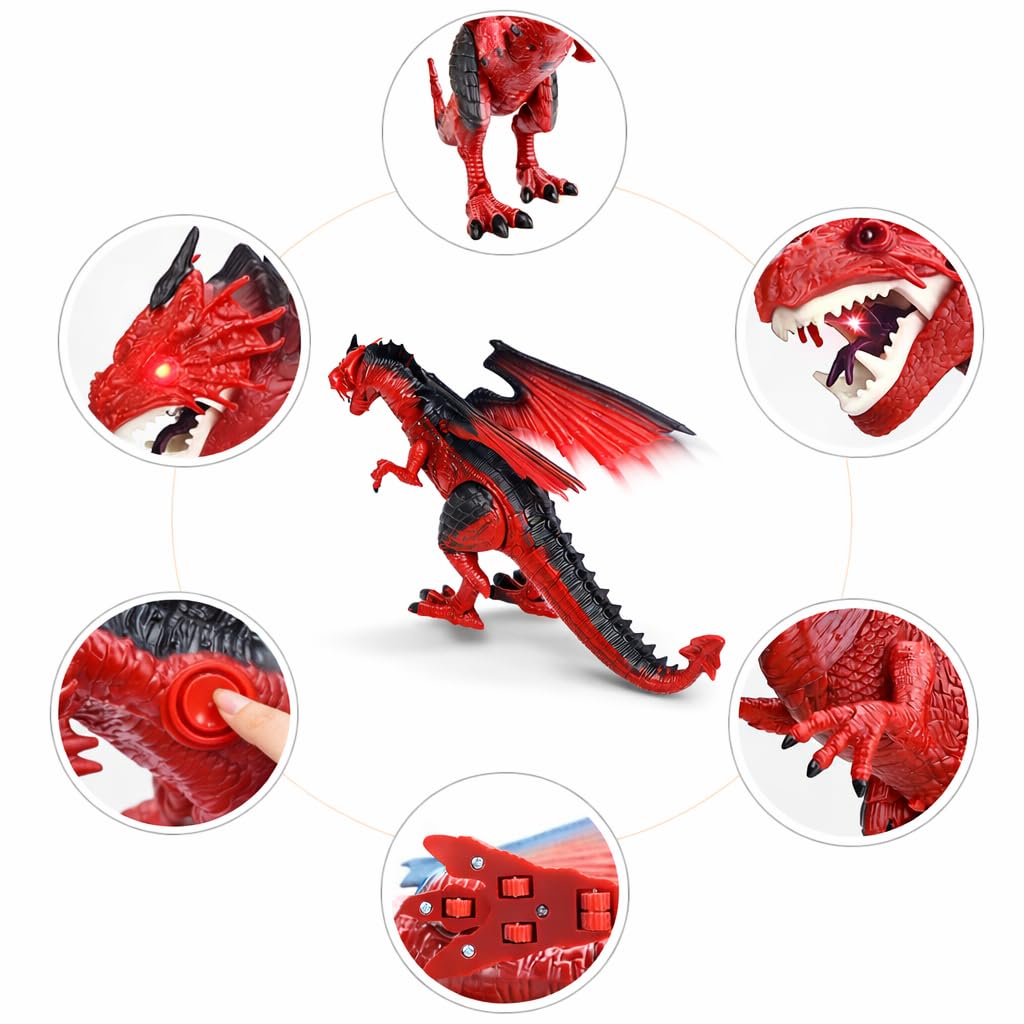 Liberty Imports Dino Planet Remote Control R/C Walking Dinosaur