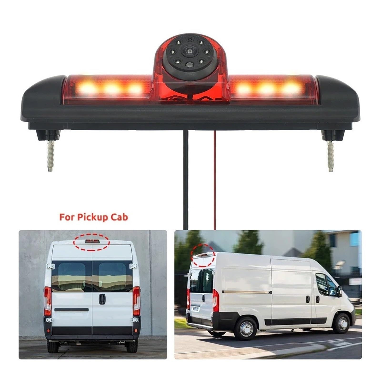 Cámara Visión Trasera para Coche, CCD HD, Luz Freno, Monitor 4,3 Pulgadas para Ducato para Citroen para Jumper para Peugeot para Boxer (2006-2015) Cámara Trasera
