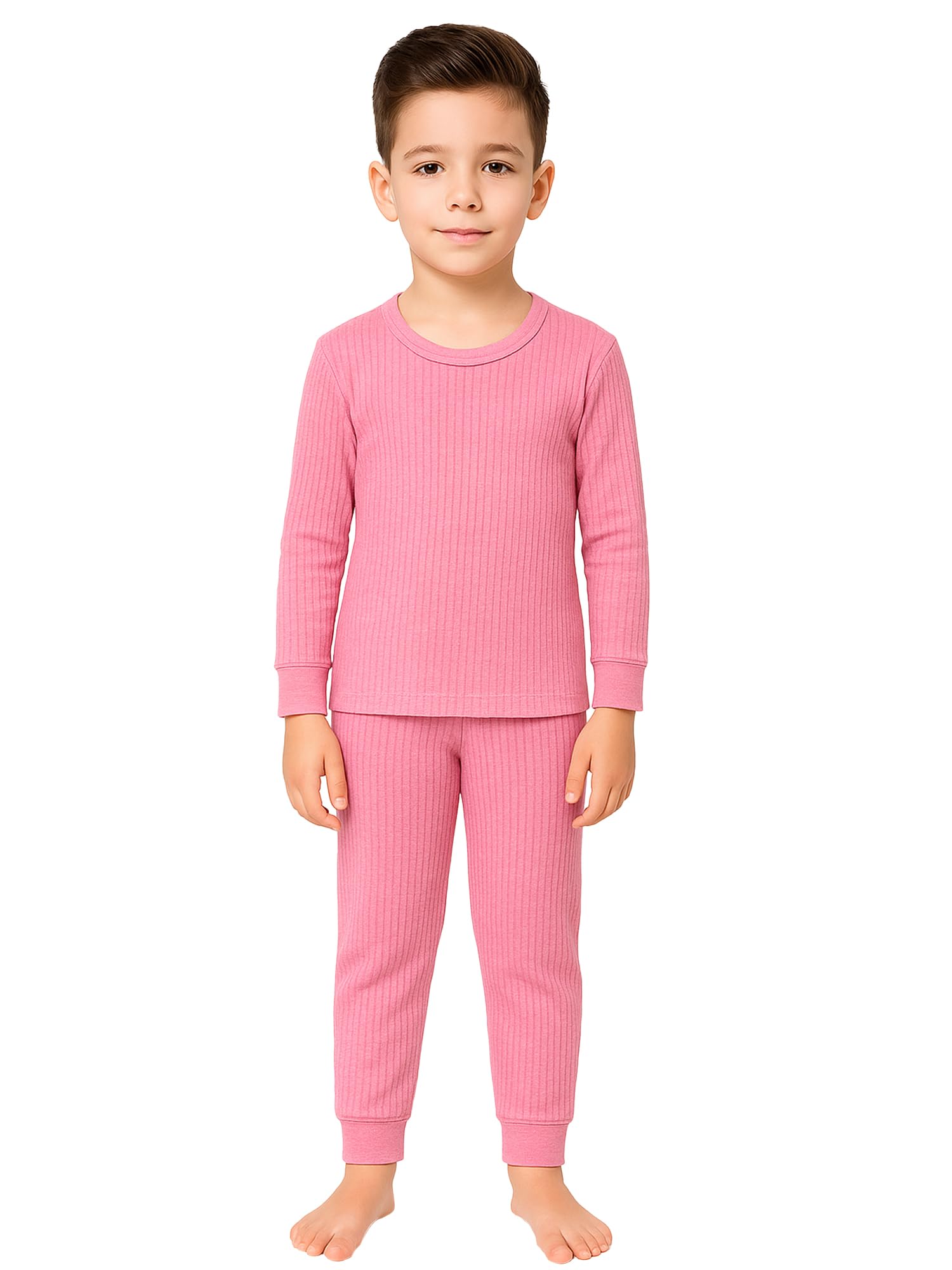 bodycare Unisex Thermal Sets Round Neck Full Sleeves Upper & Lower Pack of 1-picture-44