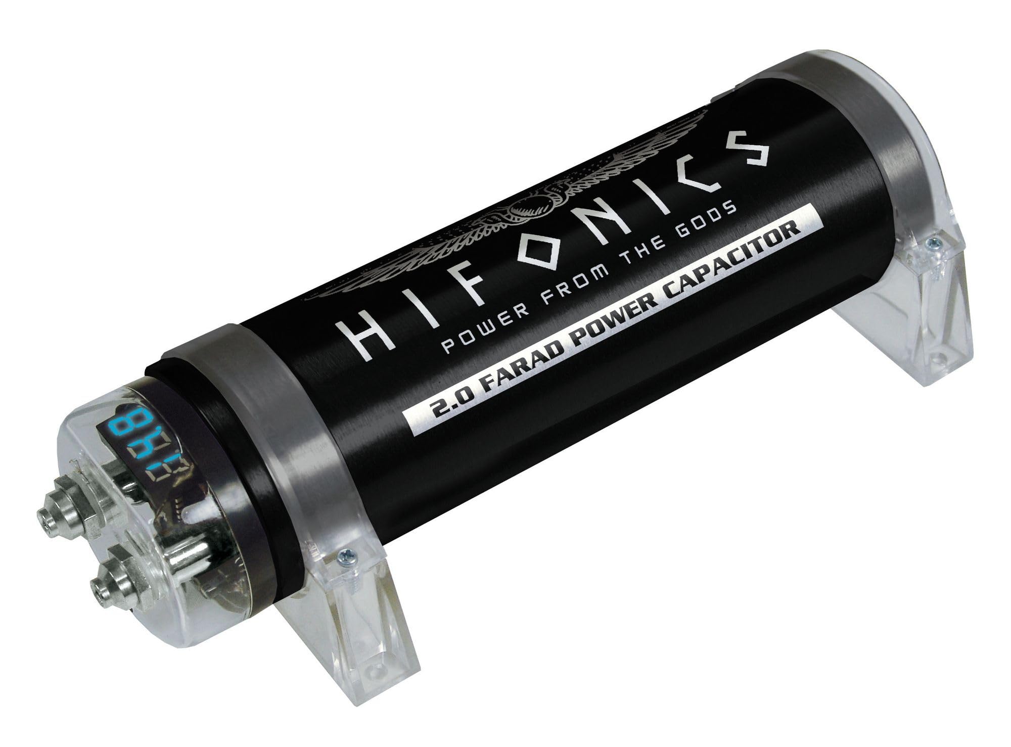 Hifonics HFC2000 2 Farad Powercap - Condensatore 2F per grandi impianti musicali in auto Elko buffer