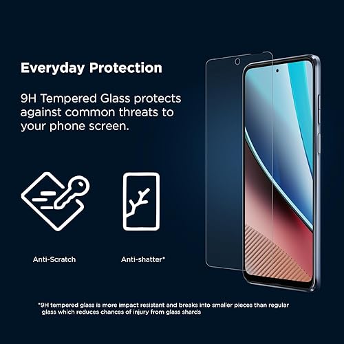 Miniatura 50 de Motorola Protector de pantalla para Moto G Power (versión 2021), resistente vidrio templado 9H, antihuellas dactilares, antiarañazos, antimanchas