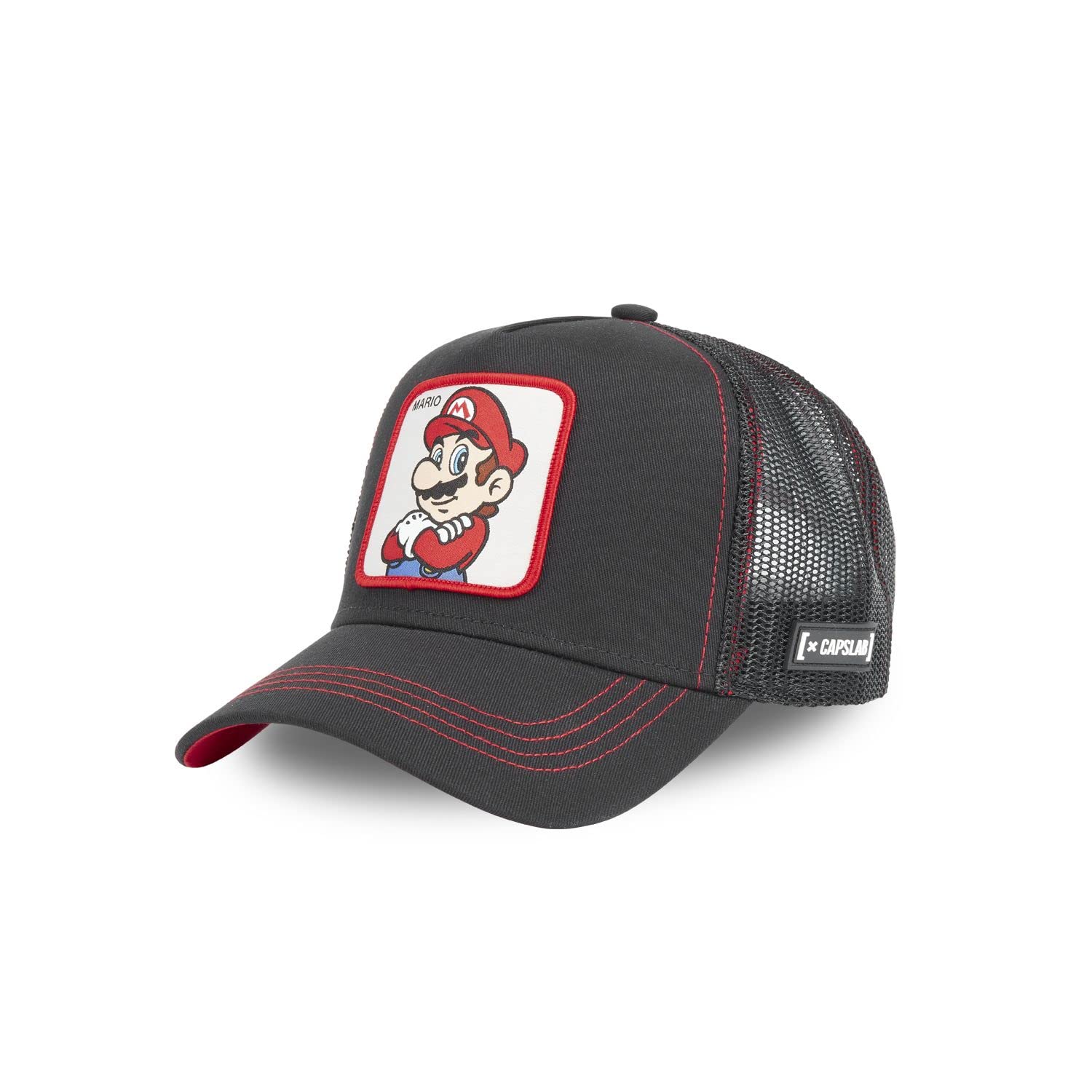 Capslab Mario Super Mario Trucker Cap - One-Size Black