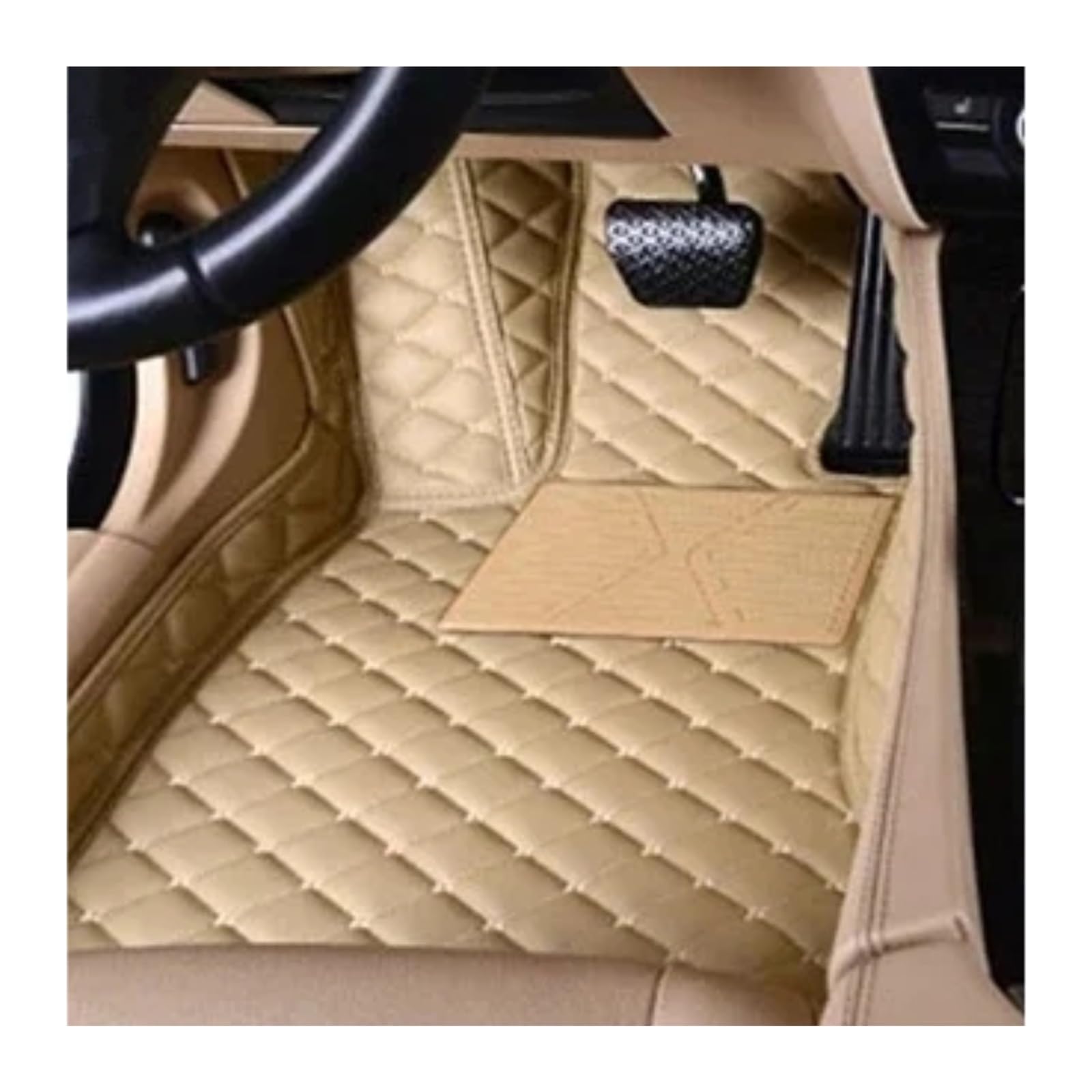 Fußmatten Für Kia Für Ceed Jd 2014-2020 Nicht Slip Fuß Pad Auto Innen Boden Matte teppichAuto(Black Brown)