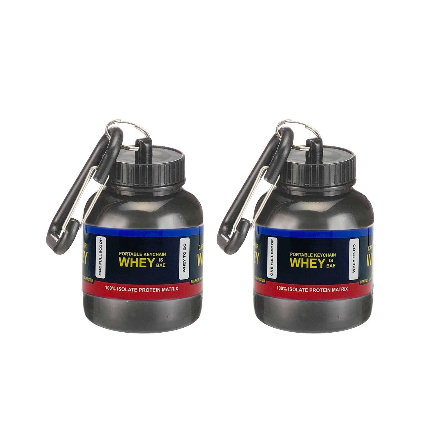 TRUE INDIAN Amazing Whey loader Protein Carry Funnel Portable Protein Funnel Whey or Supplement Powder Combo Pack of 2 Carrying Whey Funnel and Container Box with Key-Chain (BLACK-2) (B09L83CGGT) Amazon Price History, Amazon Price Tracker
