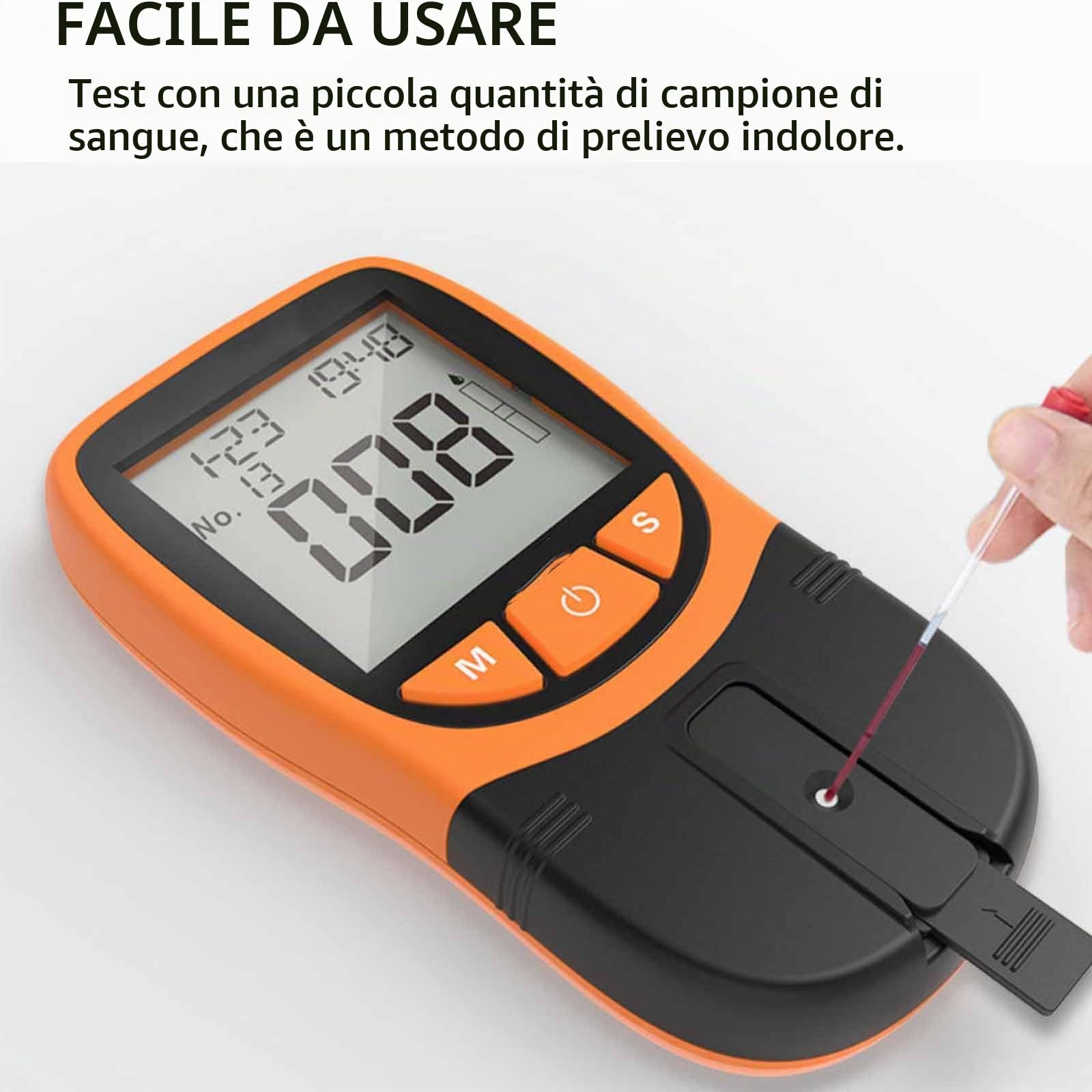 Misuratore Rapido Di Analisi Dei Lipidi Nel Sangue Di Livello Professionale, Kit Ufficiale Per Il Test Del Colesterolo Totale Nel Sangue Con 20 Strisce Reattive Per Il Colesterolo, Volume 35μL~40μL