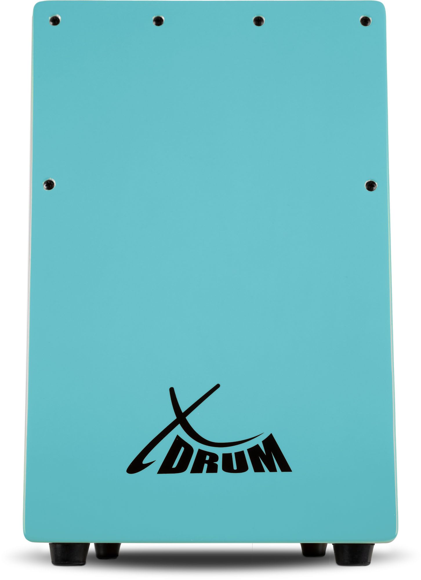 XDrum KC-37B Cajón Infantil Azul Set con Escuela, Solo 36 cm de alto | Cajón pequeño especialmente diseñado para niños, Adecuado para educación musical temprana, Totalmente de abedul, 5 x 36 x 23