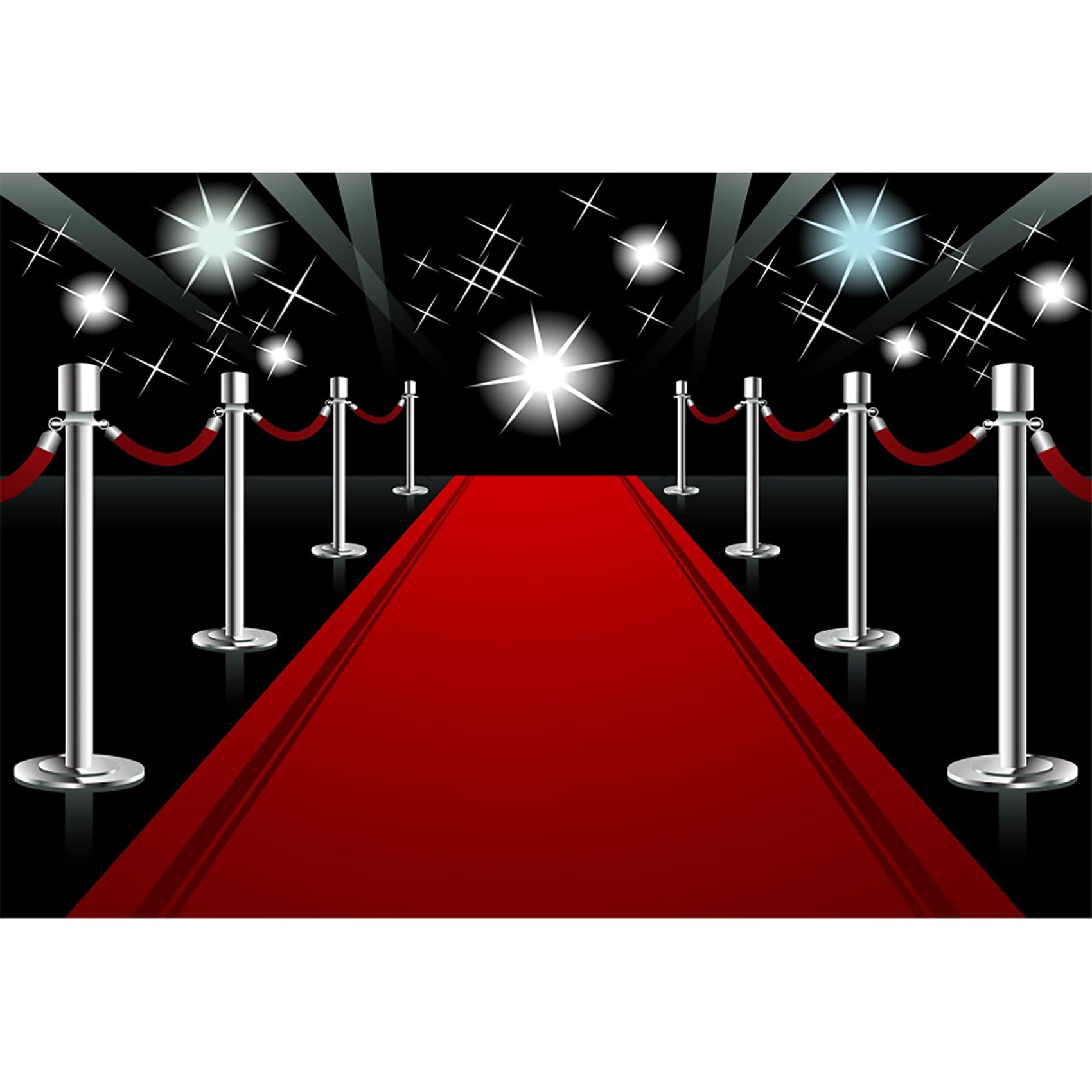 dnldliq 12x8ft Red Carpet Photo Backdrop Movie Night Theme Flash Lighting Photography Background Celebrity Prom Birthday Party Red Carpet Decoration