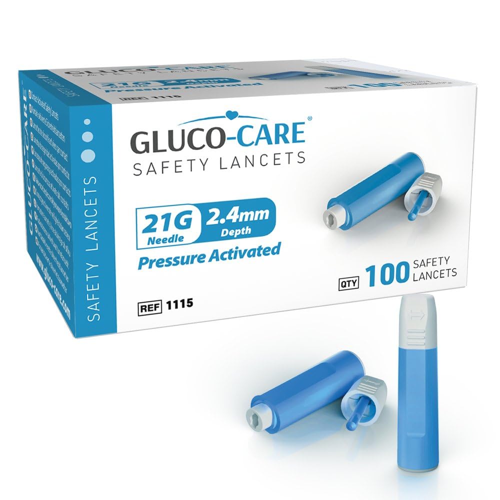 GLUCO-CARE Lancets - Safe & Easy Blood Testing -6