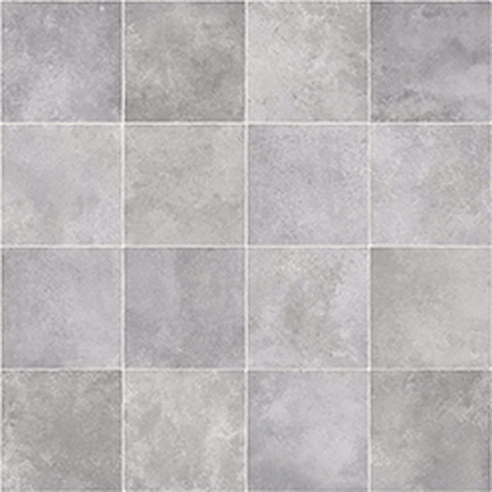 Tile Effect Non Slip Vinyl Flooring Home Office Kitchen Bedroom Bathroom Lino 2M 3M 4M (3m(L) X 4m(W) (9'9" X 13'1"), 5537)