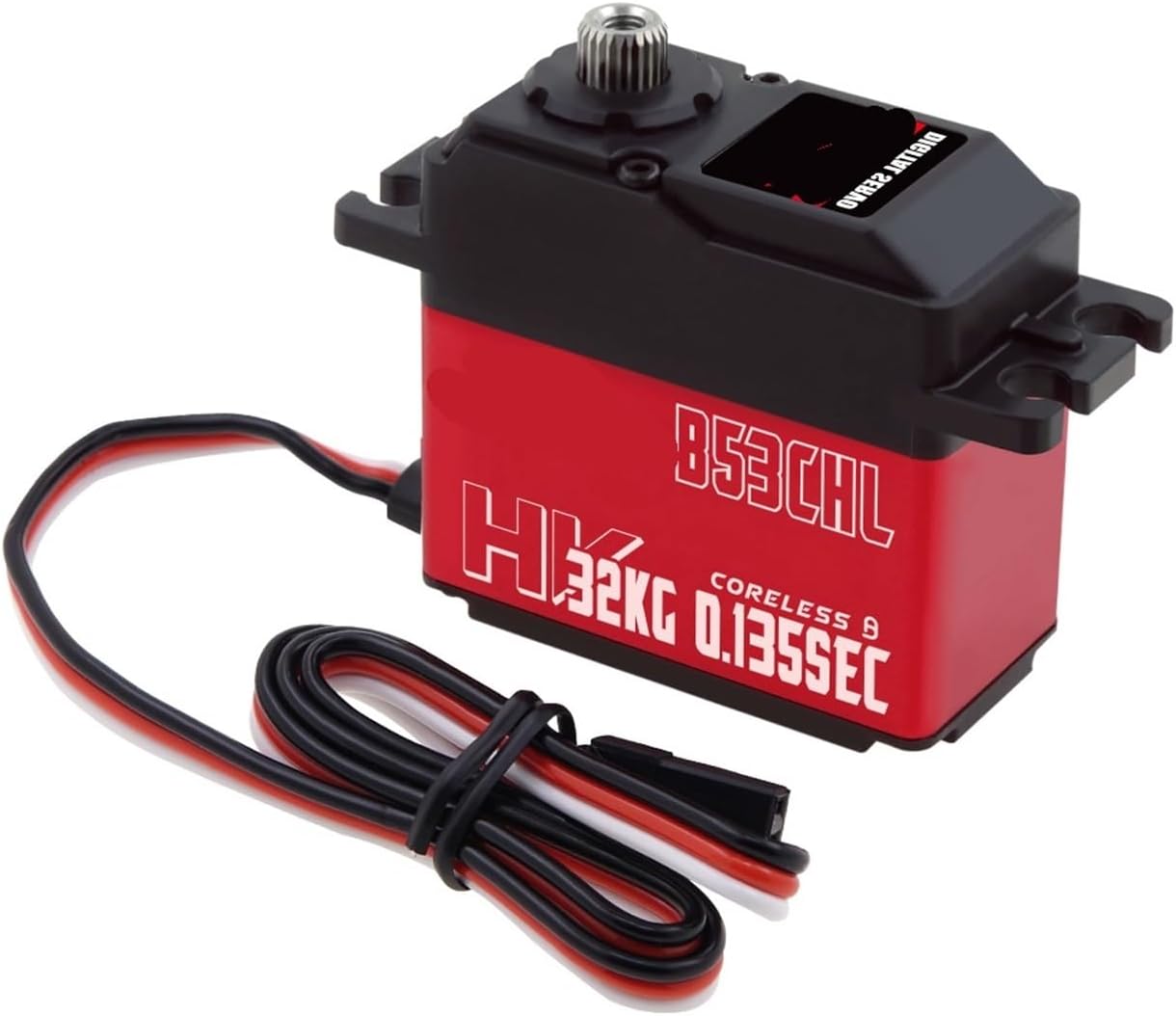 B53BHL V2 B53CHL V2 31KG 32KG Magnetic Waterproof Coreless Torque Fast Programmable Brushless Standard Remote Control Servo(B53CHL V2 32kg)
