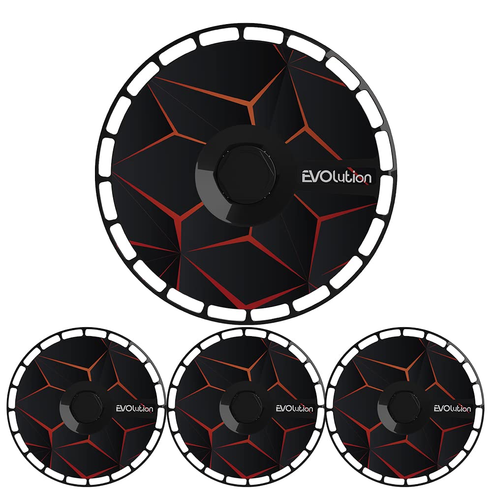 SAN D'ORCIA Tesla Model Y 19-Inch Wheel Covers - Rim Protectors & Hubcaps - Spare Tire Kit - Model Y Accessories 2023(19-Inch, Volcano-J)