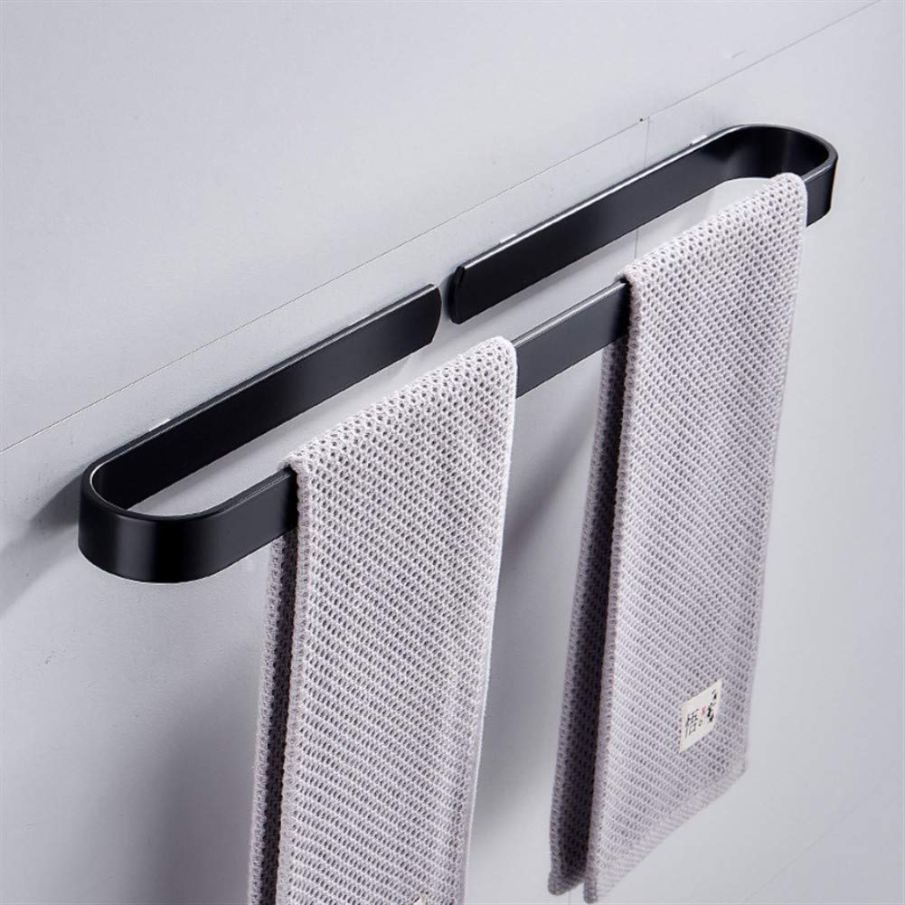 DKRAHRJJ Wall Mounted Towel Rack, Single Bar Towel Holder, Space Aluminum Bathroom Towel Rail/40Cm
