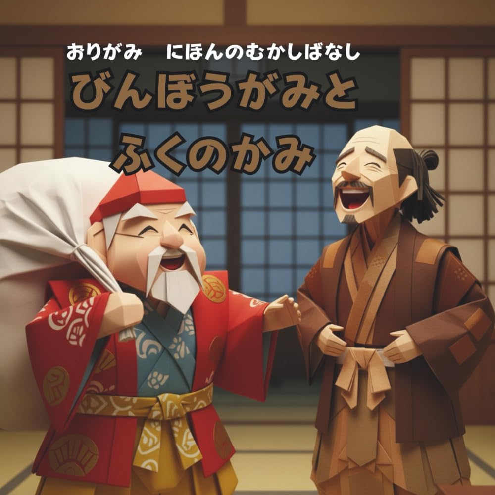 びんぼうがみとふくのかみ: おりがみ　にほんのむかしばなし