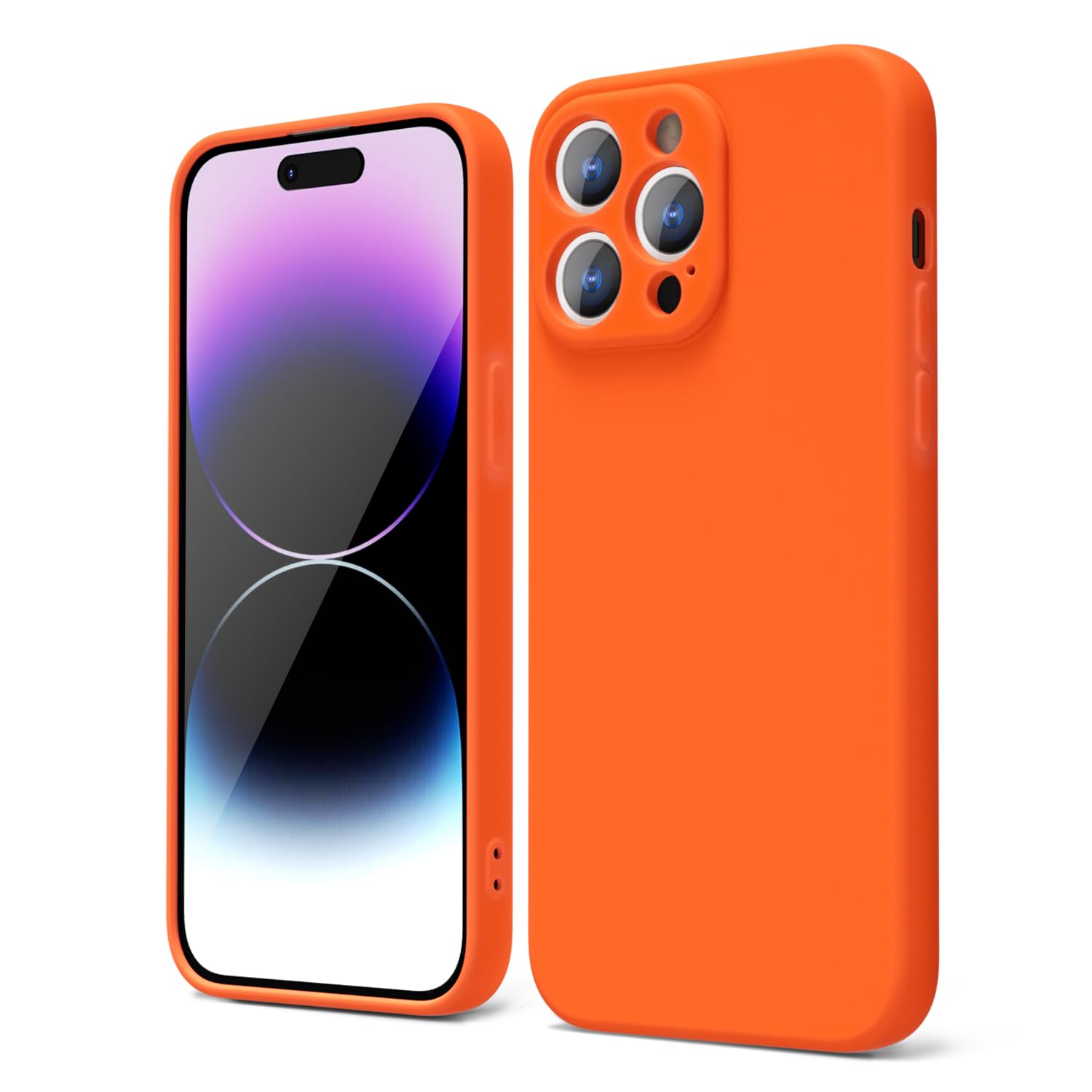 oakxco for iPhone 16 Pro Max Case Liquid Silicone, Soft Rubber Gel Elegant Aesthetic Basic Simple Cover, Cute Thin Slim TPU Matte Solid Color Plain Smooth Case for Women Girl, Light Pink — view 988