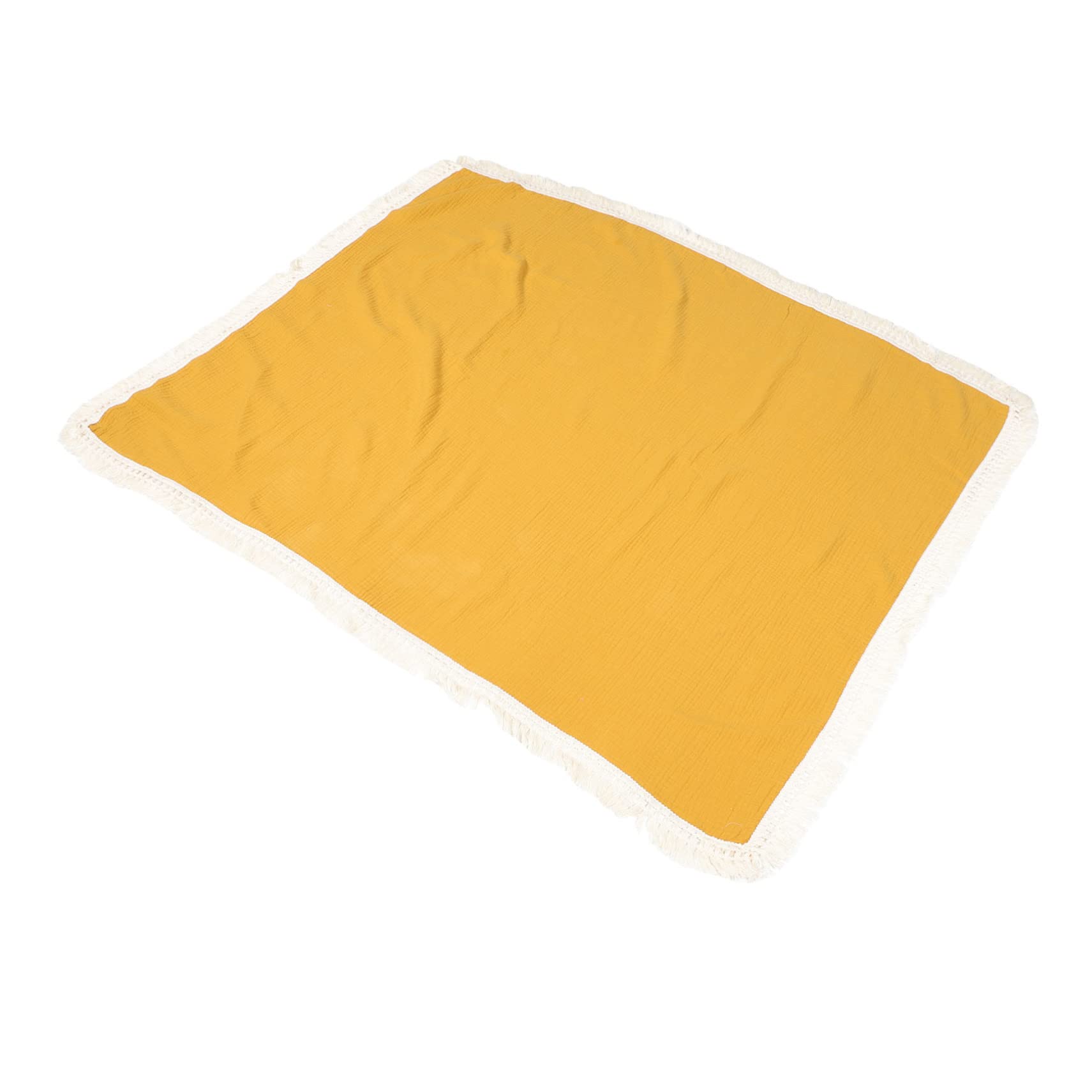 CIMAXIC Newborn Wrap Sleeping Blanket Cotton with Tassels Soft and Breathable Bath Towel for Stroller Sunshade and