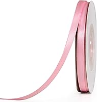 Vista 31 de YAMA Cinta de satén de doble cara, 7/8 pulgadas, 25 yardas para envolver regalos, color rosa