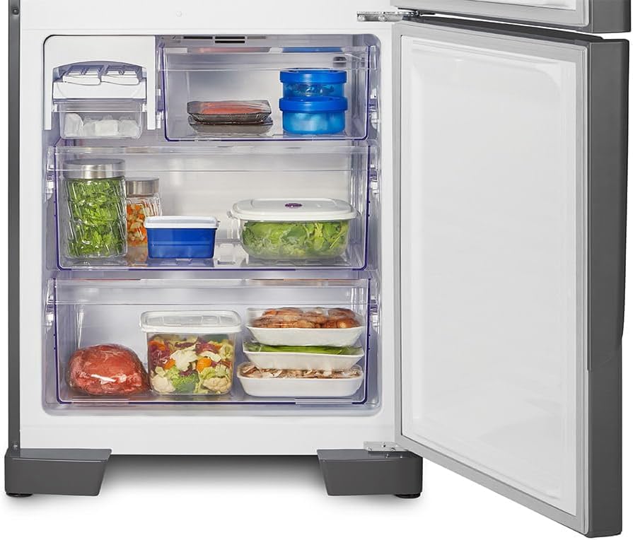 Black Friday Amazon Geladeira Panasonic Nr-Bb53Pv3Ta Frost Free Titânio 425L 8