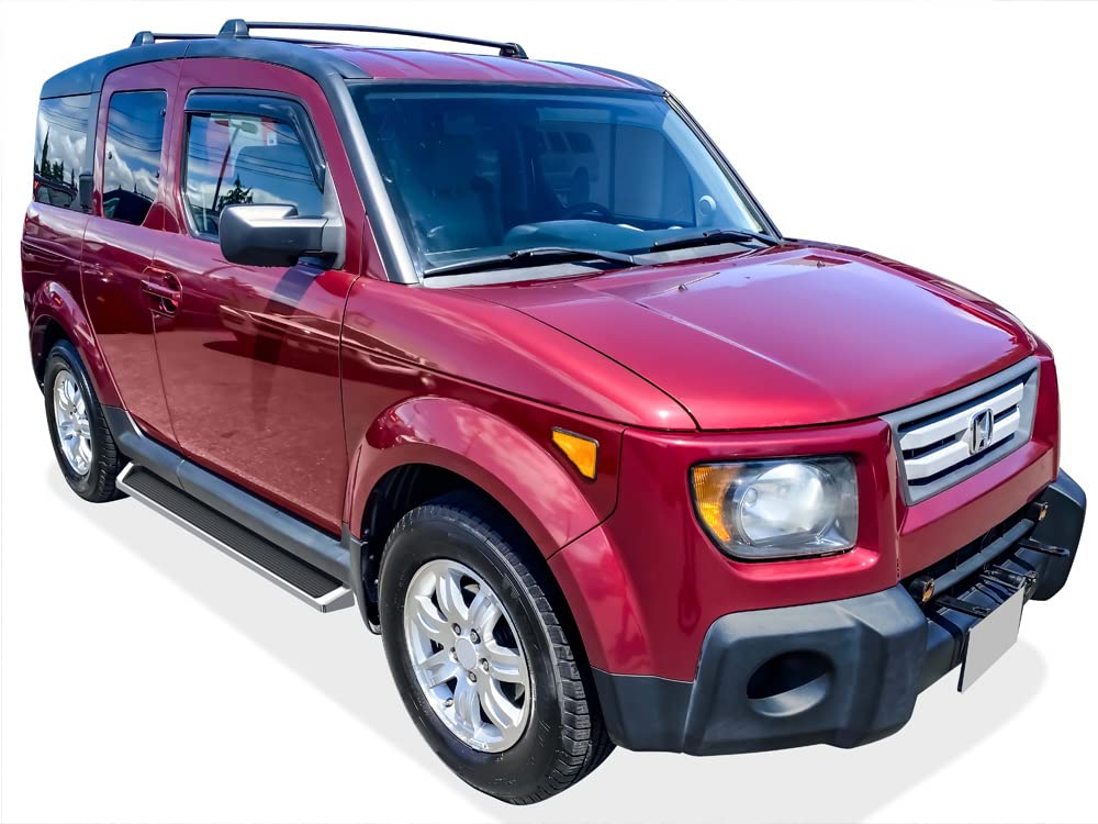 mmy　ホンダエレメントサイドステップ Amazon | HD Ridez ランニングボード 6インチ シルバー ホンダ