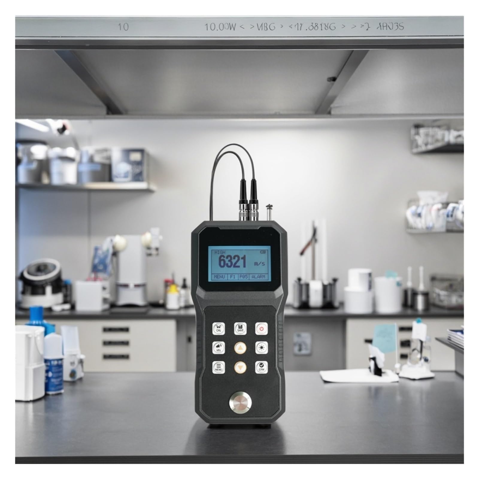 Ultrasonic Thickness Measuring Gauge for Metal High Precision 0.01mm Resolution .75-450mm Range Stores 2000 Data for Industrial Inspection(0.75-230mm)