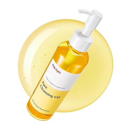 Miniatura 3 de MANYO Aceite limpiador verde hierba, desmaquillante suave con extractos de hierbas naturales, artemisa, árbol de té, limpieza profunda e