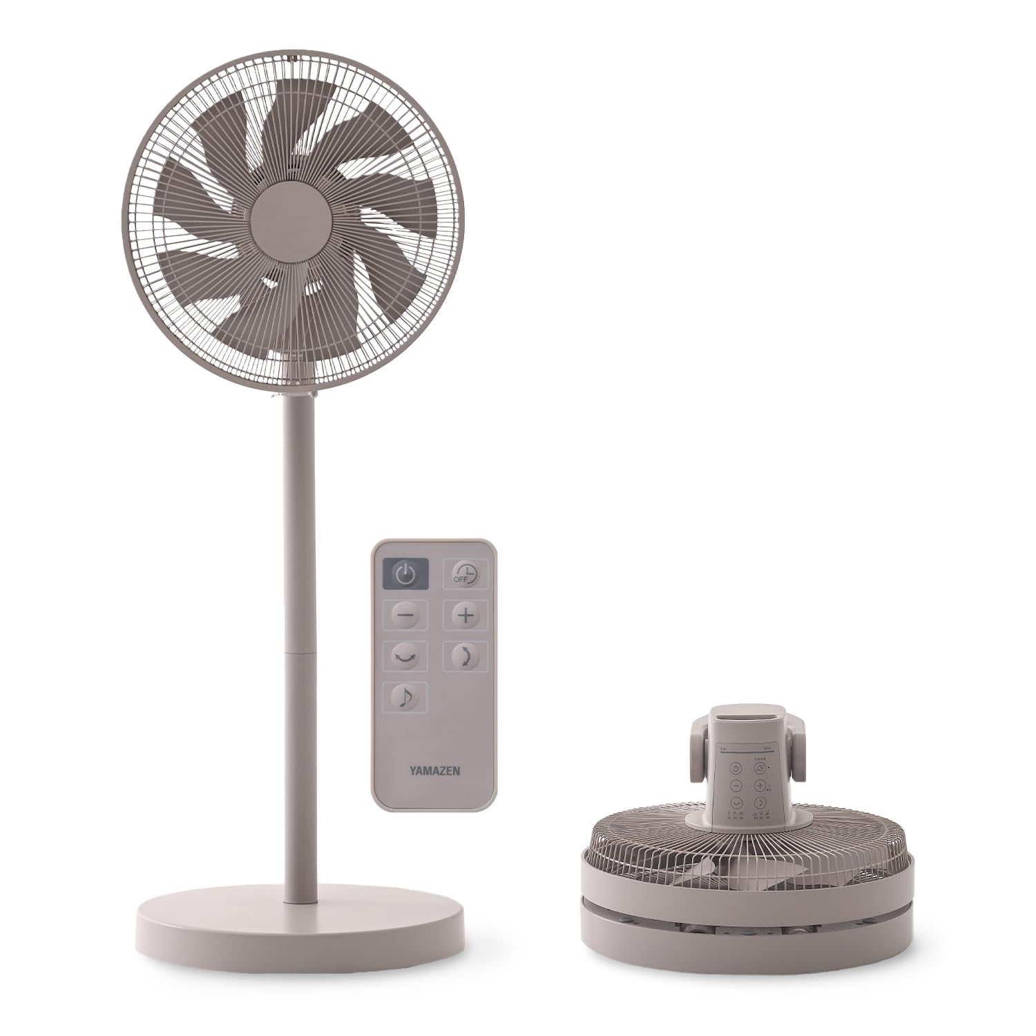Amazon | [山善] 扇風機 リビング コンパクト収納 DCモーター 静音