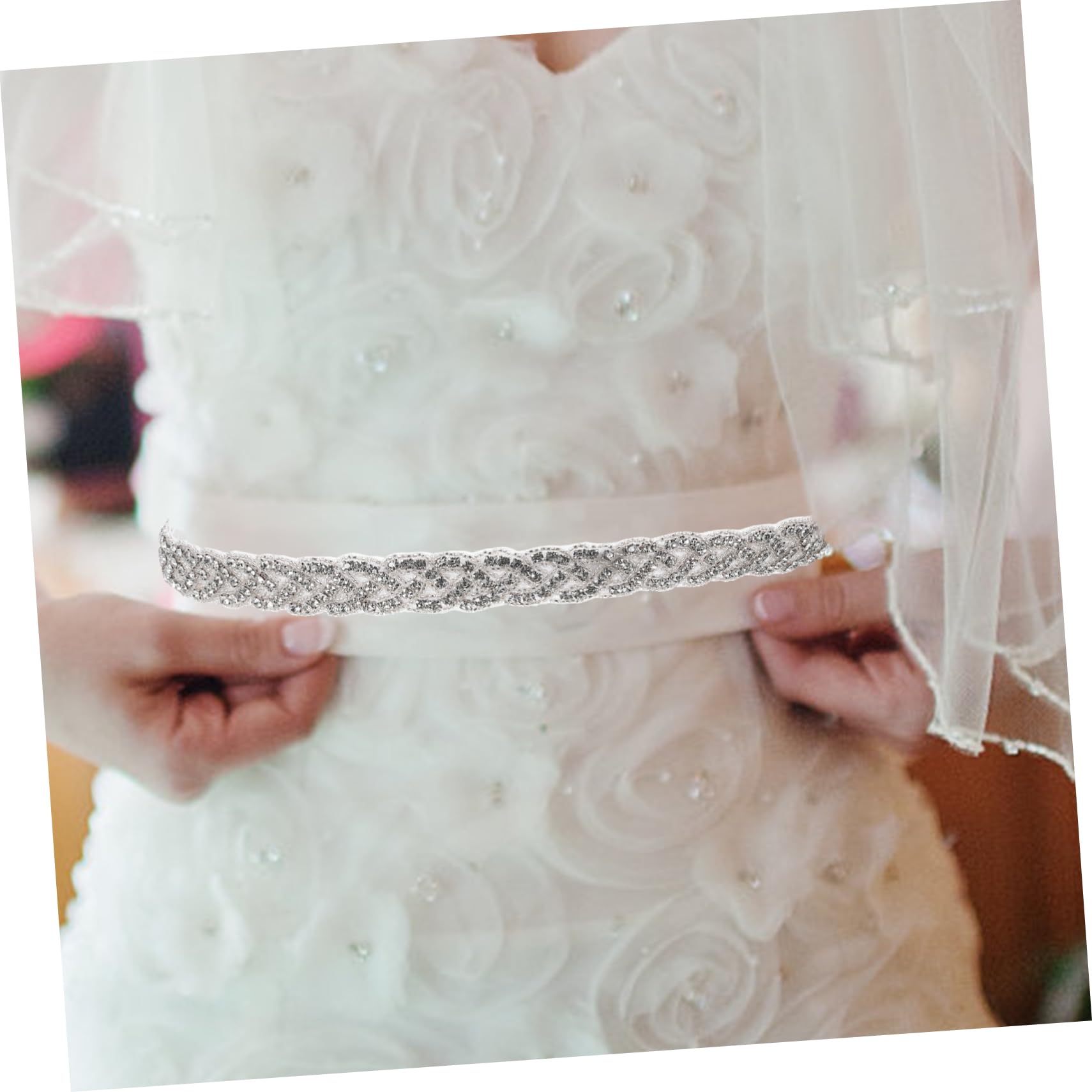 SOIMISS 3piezas Cinturón De Pedrería Para Novia Cinturón Brillante Para Vestido De Boda Accesorio Elegante Para Eventos Especiales Para Fiestas y Banquetes