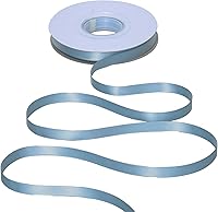 Vista 37 de YAMA Cinta de satén de doble cara, 7/8 pulgadas, 25 yardas para envolver regalos, color rosa