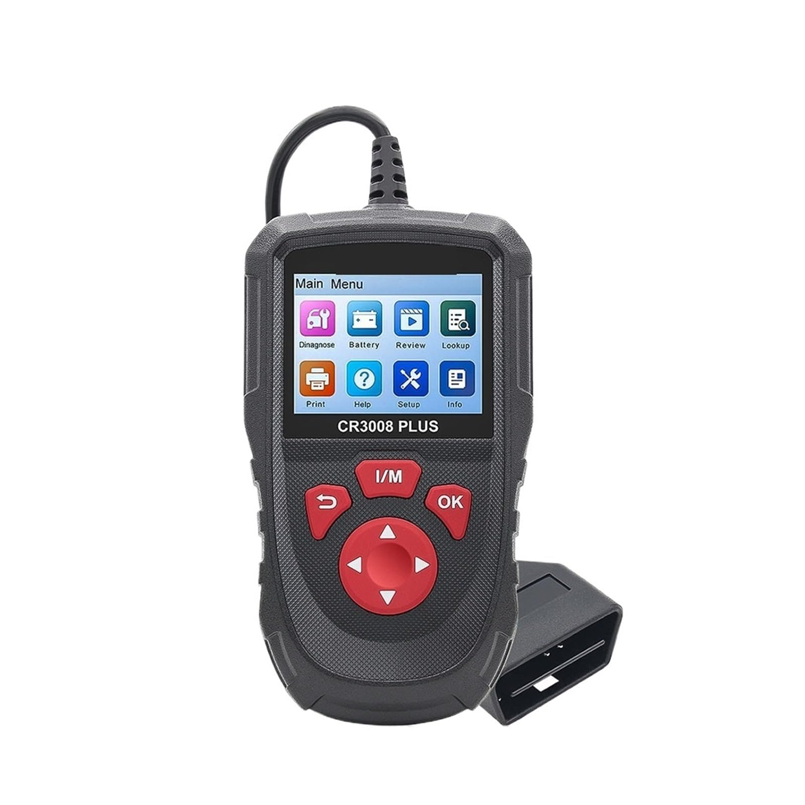 X431 CR3008 OBD2 Narzędzia diagnostyczne Samochód OBD Skaner samochodowy Sprawdź silnik Akumulator,Przyjazny dla użytkownika