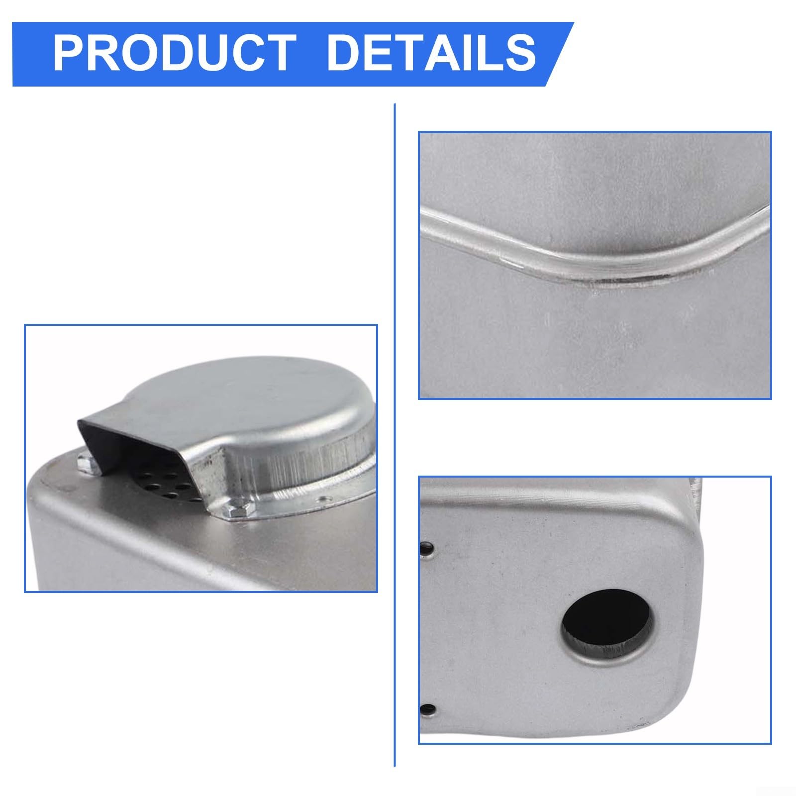 Minhe Silenziatore 751-0616B di ricambio per tosaerba Craftsman 951-0616B 751-0616 951-0616